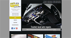 Desktop Screenshot of popsexhaustmanchester.com
